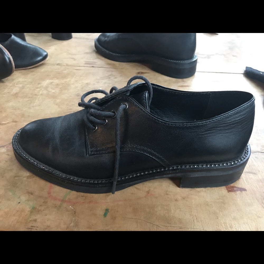 Coach Brogues Black Leather